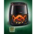 Airfryer KIWI 5 Litres | 1400W - KAF-5536 - Friteuse Sans Huile - Noir 