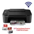 Imprimante Jet d'encre CANON PIXMA | Avec WIFI - TS3440 - Noir
