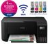 Epson Imprimante Jet d’Encre Ecotank L3150 3En1 Noir Avec Wifi (C11CG86407) + 5 Bouteilles d'encre 