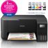 Epson Imprimante Jet d’Encre Ecotank L3150 3En1 Noir Avec Wifi (C11CG86407) + 5 Bouteilles d'encre 