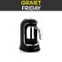 KORKMAZ Cafetière Turque A860-07 (400 W) Noir & Chrome