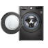 Machine à Laver LG Vivace à vapeur 9 kg | Essorage 1400 Tours/min - Lavante / Séchante - DD6M - Noir 