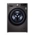 Machine à Laver LG Vivace à vapeur 9 kg | Essorage 1400 Tours/min - Lavante / Séchante - DD6M - Noir 