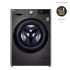 Machine à Laver LG Vivace à vapeur 9 kg | Essorage 1400 Tours/min - Lavante / Séchante - DD6M - Noir 