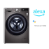 Machine à Laver LG Vivace à vapeur 9 kg | Essorage 1400 Tours/min - Lavante / Séchante - DD6M - Noir 