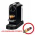 Machine à Café NESPRESSO | 1500 Watt - 9 capsules - Noir 