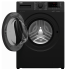 BEKO Machine à Laver Inverter WUE 7612XAA (7Kg) Noir Hublot 1000 Tours