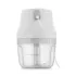 Mini Hachoir Rechargeable KIWI KC-8204, Bol Verre + 3 Lames