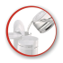 Cafetière MOULINEX 800 W | 9 à 10 tasses - FG121110 - Blanc 