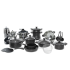 Batterie de cuisine OMS set de 38 Pcs | 3094 - Granite