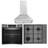 Le bon plan électro - Pack  BEKO  :  Four Électrique BBIE12300XD - Plaque  HIGG 64123 SXL - Hotte Pyramidal CWB 6441XNH 