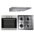 Pack Cuisine Encastrable – Four + Plaque + Hotte 