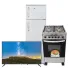 Réfrigérateur MONTBLANC DeFrost 300 Litres | F30.2 -  Blanc + Cuisinière à gaz 4 FEUX BIOLUX + Tv VEGA 50 Pouces