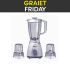 TOUCH Robot Multifonction 3En1 Blender / Moulin / Hachoir (400W) Blanc