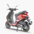 Scooter ZIMOTA Vague PIZ 124CC | 4 Temps - Rouge