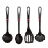 Set d'ustensiles de cuisine TEFAL | 4 Pieces - INGENIO - K206S414 - Noir   