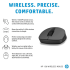 Souris Sans Fil HP | 1600 dpi - Noir (2S9L1AA)