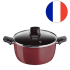 TEFAL Faitout Pleasure D5054552 (22 cm) Rouge