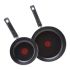 Tefal Pack 2 Poêle B3549312 (20/28 cm) Noir 