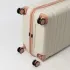 Valise TITOU Incassable Polypropylene | Modèle 30KG - Beige/Saumon