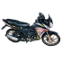 Motocycle UNISCOOT MIRAGE 124 CC | 4 Temps - Noir 