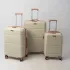 Valise TITOU Incassable Polypropylene | Modèle 30KG - Beige/Saumon