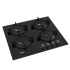 WHIRLPOOL Plaque à Gaz GOR615 (60cm) Noir (WH-GOR615-NB)