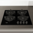 WHIRLPOOL Plaque à Gaz GOR615 (60cm) Noir (WH-GOR615-NB)