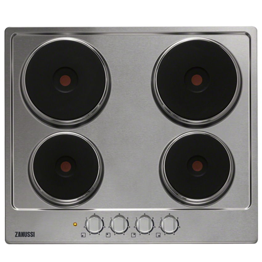 ZANUSSI Plaque Electrique ZEE6940FXA (60 cm) Inox 4 Feux