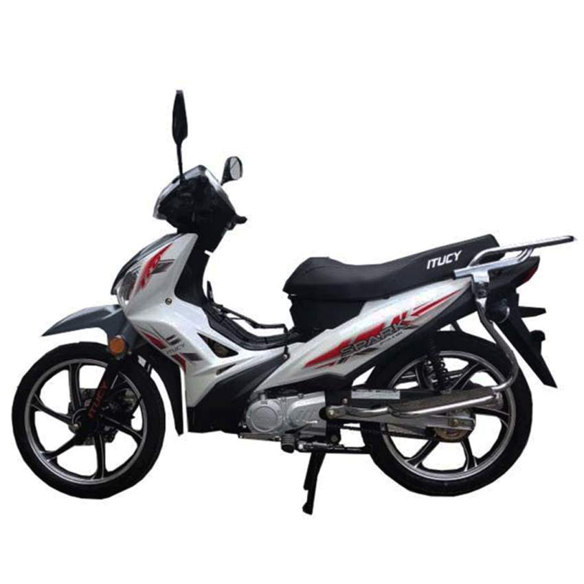 Motocycle SPARK 110 CC | Frein avant Disque - Noir & Blanc