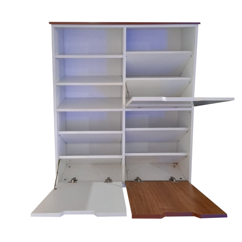 Porte Chaussures Hazar  Blanc & Marron | DREAMS