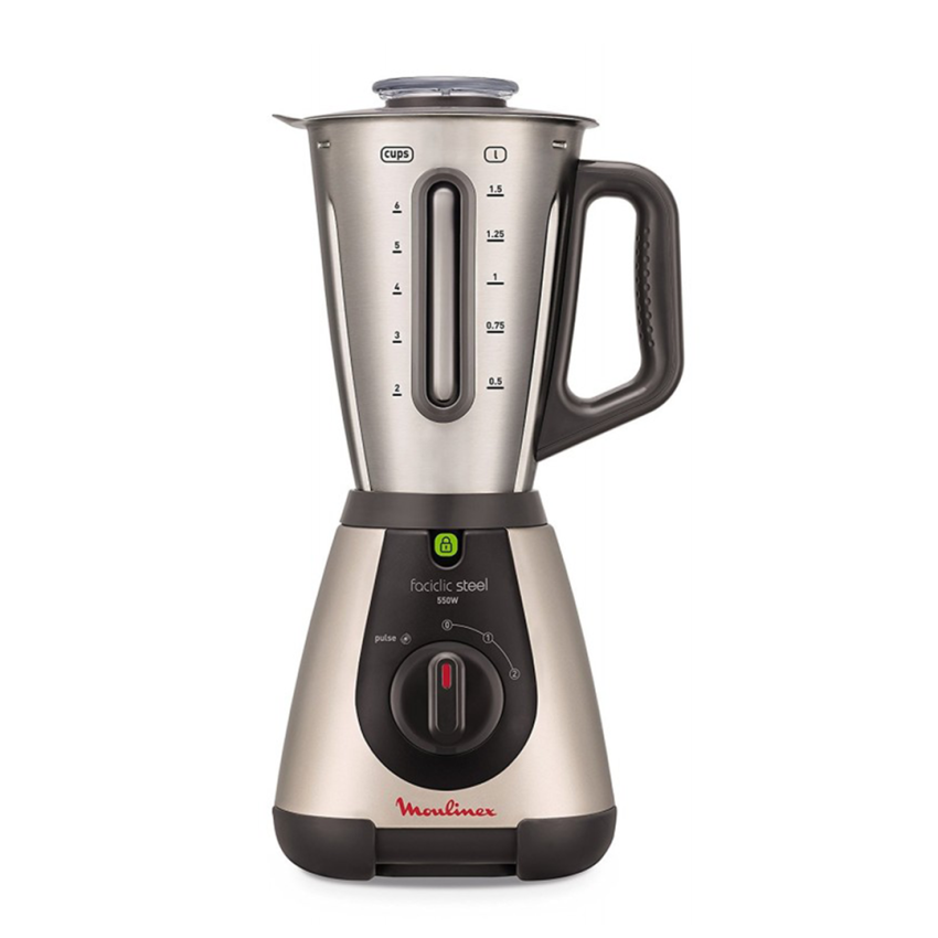 MOULINEX Blender FACICLIC LM320A10 (500 W) Inox