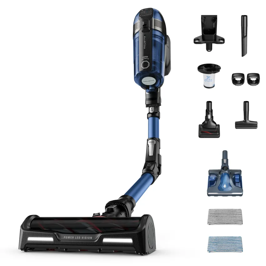 Aspirateur Balai  ROWENTA  X Force Flex | 320 W - RH98C0WO - Bleu