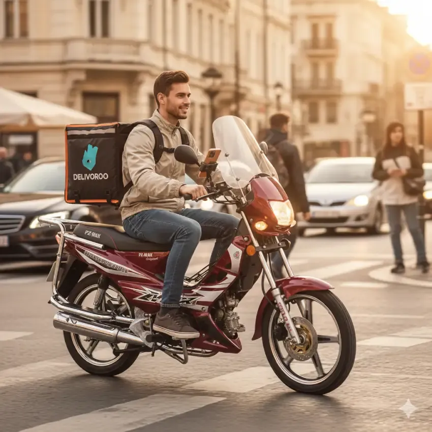 Motocycle Forza BBM 124CC | Compteur Digitale - Rouge