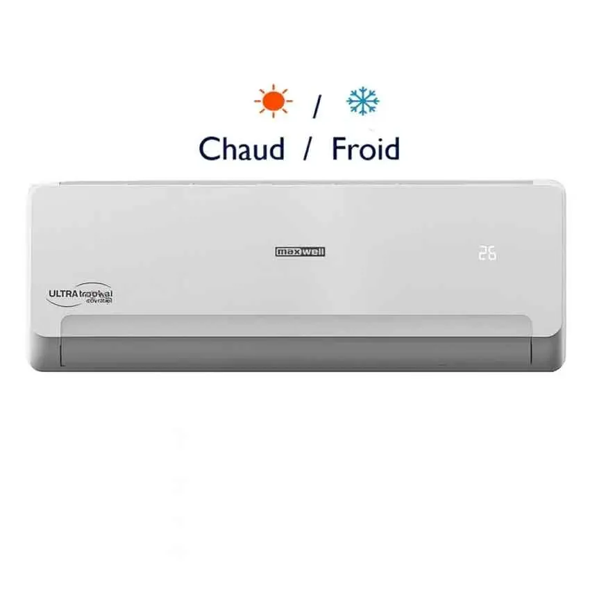 Climatiseur Maxwell 24000 BTU Inverter Chaud & Froid – Ultra Tropical