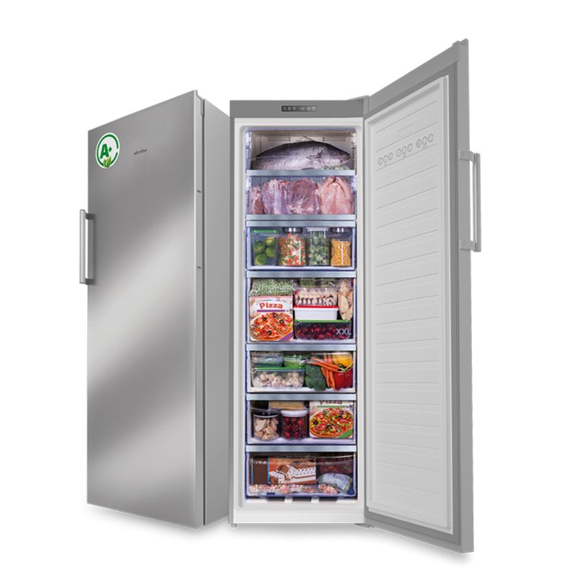 Congélateur Verticale SIMFER | 8 Tiroirs - NoFrost  - 290 L  - FS.7308 - Argent