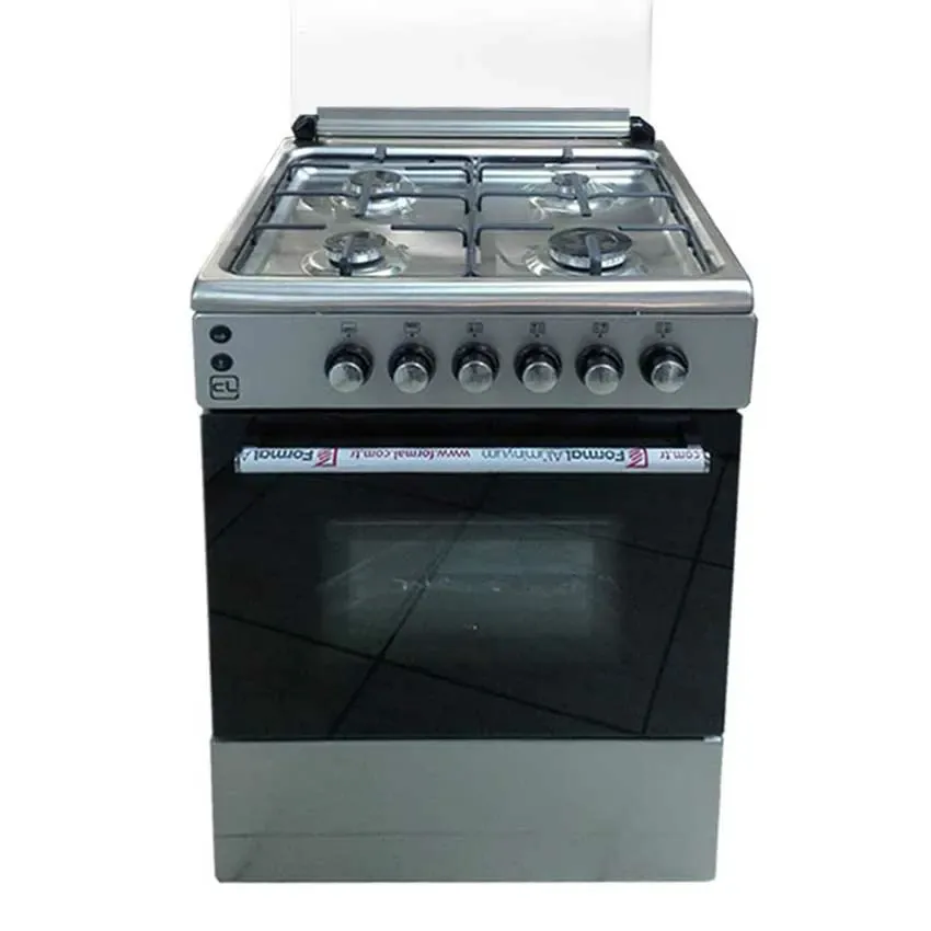 Cuisinière à gaz 4 FEUX CL | CL66SVR-TC - 60x60 - Silver