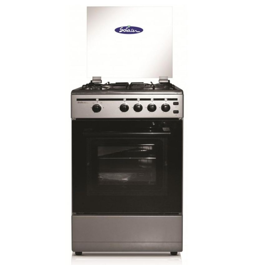 Cuisinière à gaz 4 FEUX SOTACER | SF 504 XI - 50cm - Silver