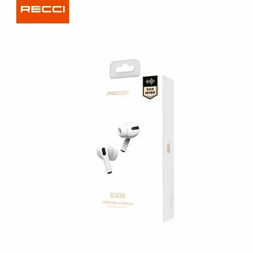 Ecouteurs Bluetooth RECCI | TWS G300 - Blanc 