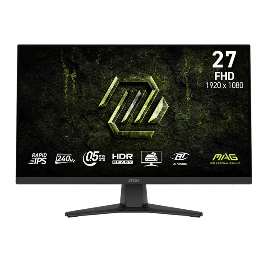 Écran PC Gamer MSI 27 pouces FHD 240HZ MAG.272F Noir