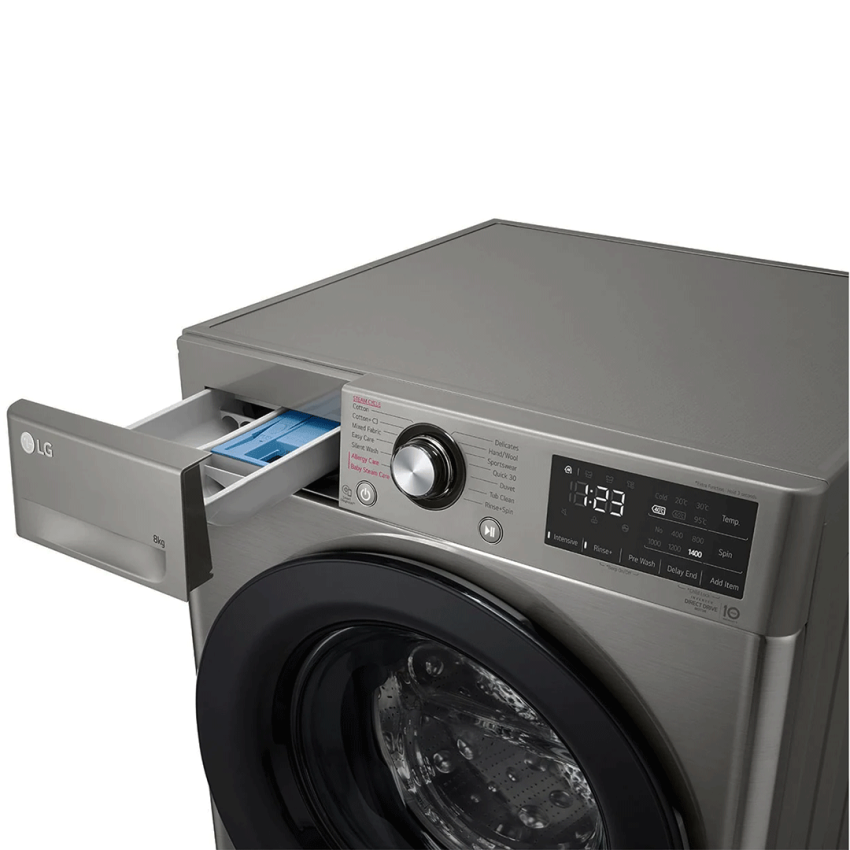 Machine à Laver LG VIVACE 9 kg | Essorage 1400 Tours/min - F4R3VYG6P - Silver 