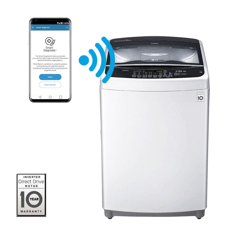 Lave linge LG 14 Kg | Essorage 1200 Tours/min - T1466NEHGU - Silver