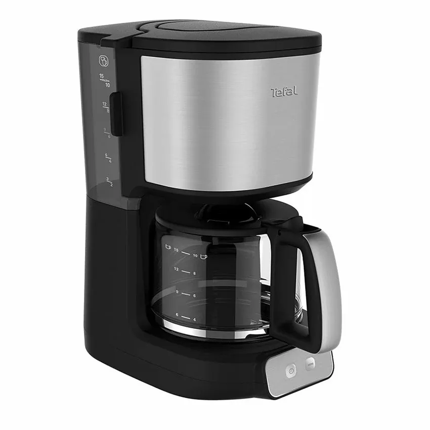 Cafetière TEFAL 1000 W | Ref CM470810 - 10 à 12 tasses - Noir