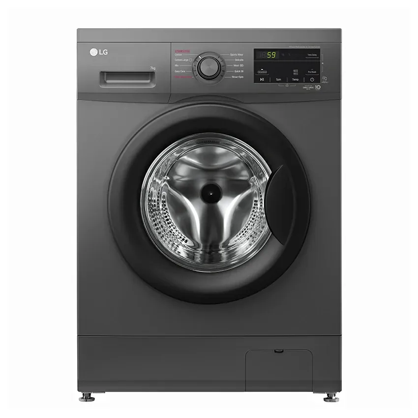 Machine à Laver LG 7 Kg | Essorage 1200 Tours/min - F2J3QYG6J - Noir 