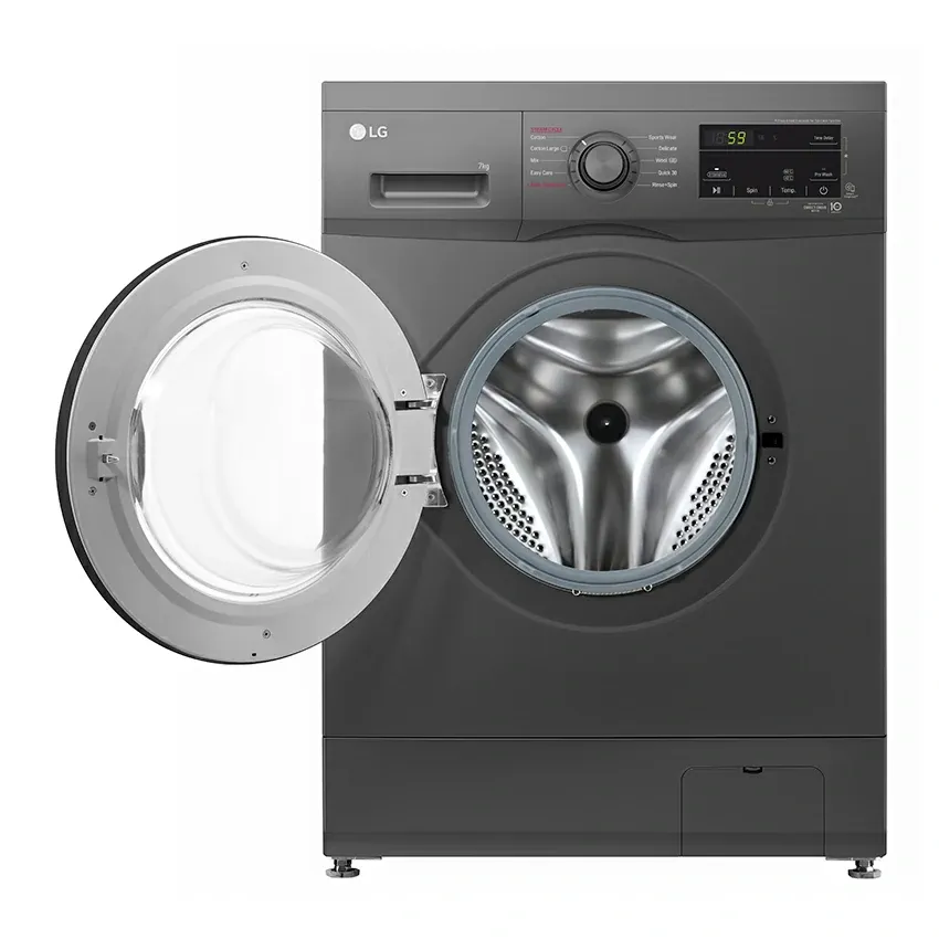Machine à Laver LG 7 Kg | Essorage 1200 Tours/min - F2J3QYG6J - Noir 