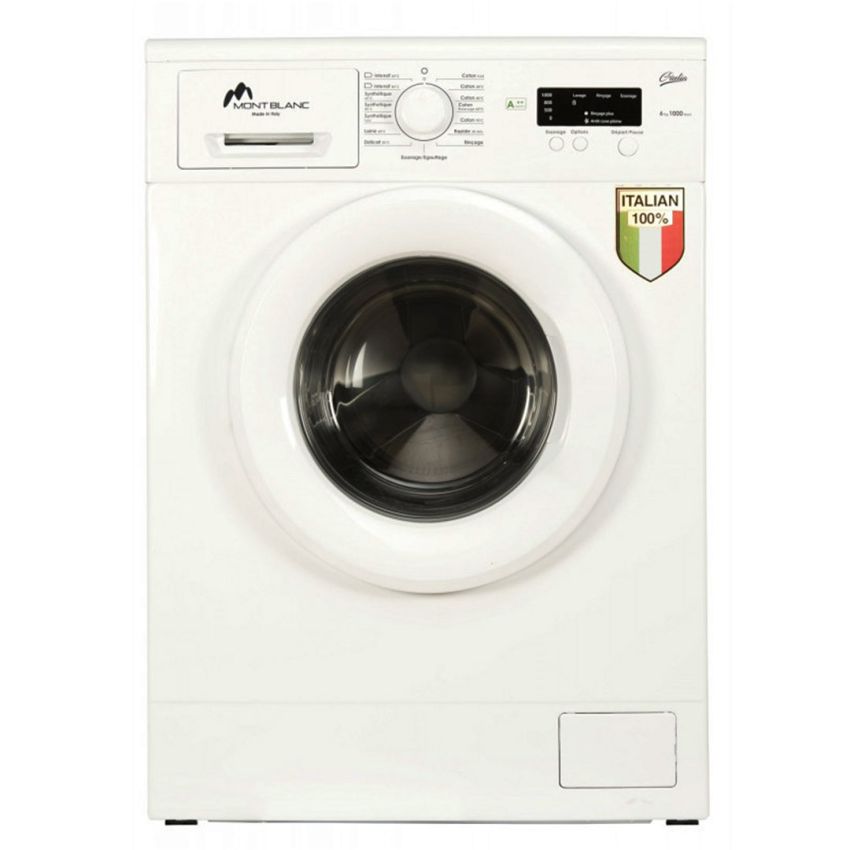 MONTBLANC Machine à Laver WM610W (6 Kg) Silver 1000 Tours/min