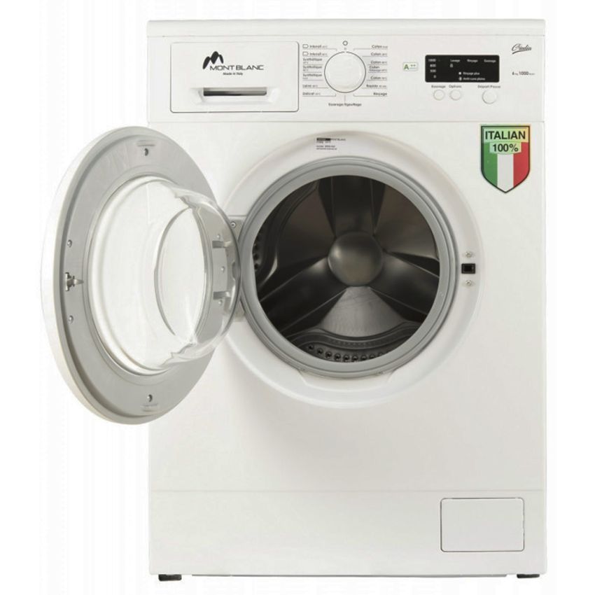 MONTBLANC Machine à Laver WM610W (6 Kg) Silver 1000 Tours/min