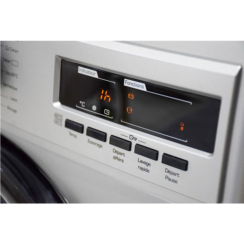 Machine à Laver CONFORT LINE  10 kg | Essorage 1400 Tours/min - 1014F4S - Silver 