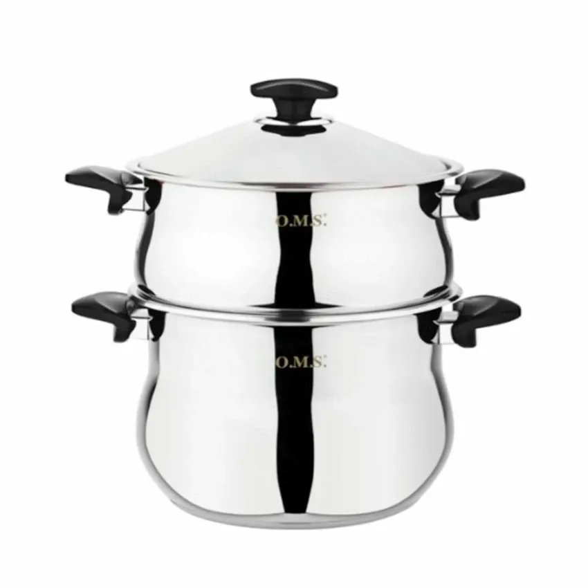 Couscoussière OMS Inox 18/10 Noir 5 L
