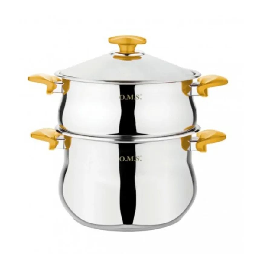 Couscoussière OMS Inox 18/10 Gold 5 L
